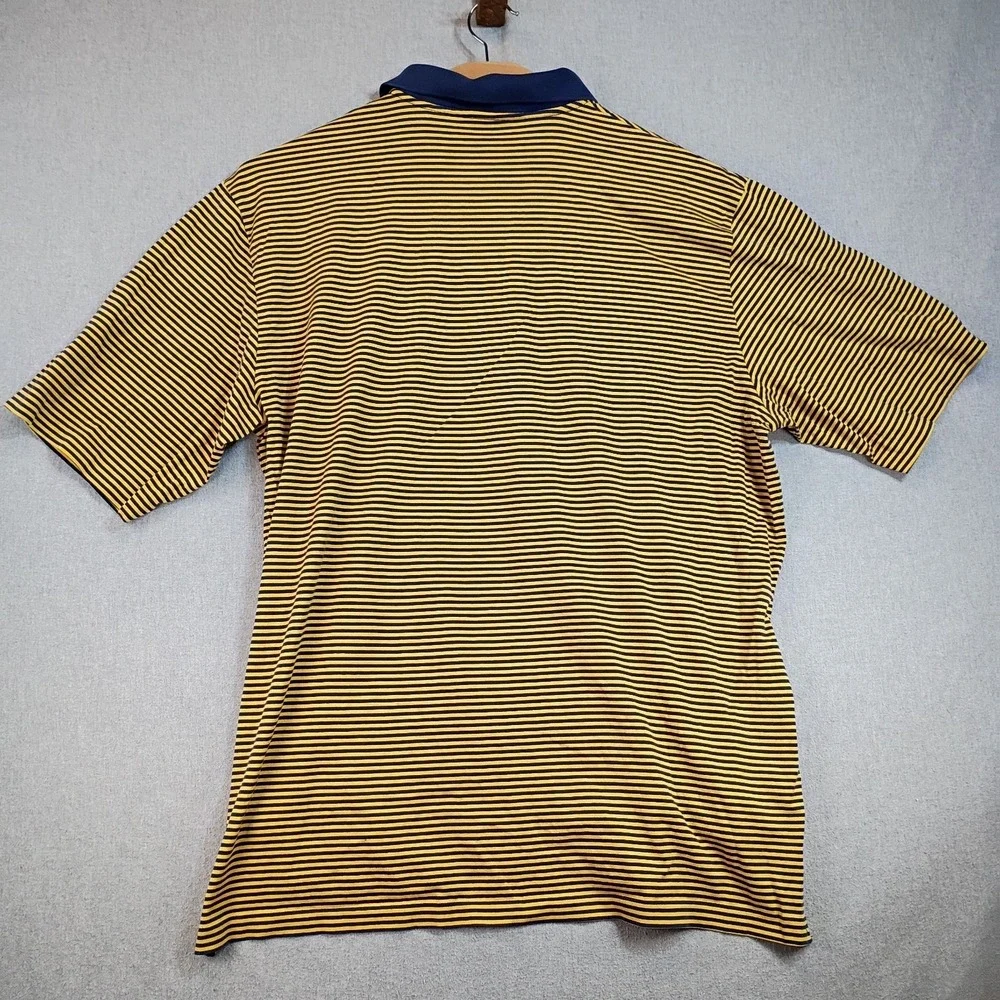 Reynolds Plantation Polo Golf Ralph Lauren Mens XL Pima Cotton Stripe Coastal